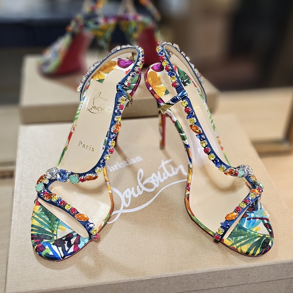Christian Louboutin Rosapetra 100 Sandals